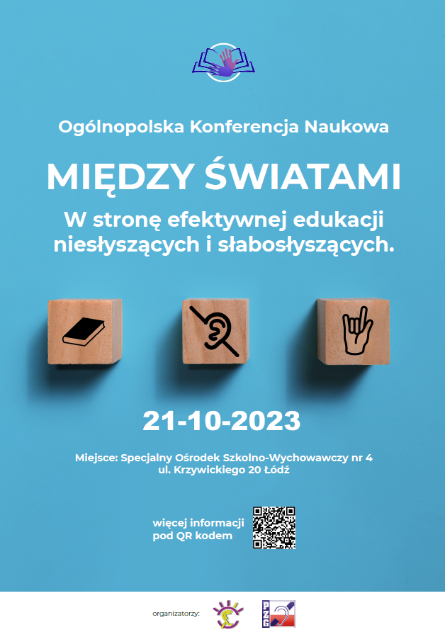 Plakat Ogólnopolskiej Konferencji Naukowej Między światami
